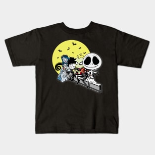 Halloween atop a Skyscraper Kids T-Shirt